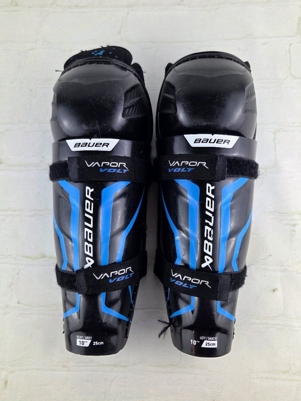 Bauer S23 Vapor Volt Hockey Shin Guards - Youth 10"